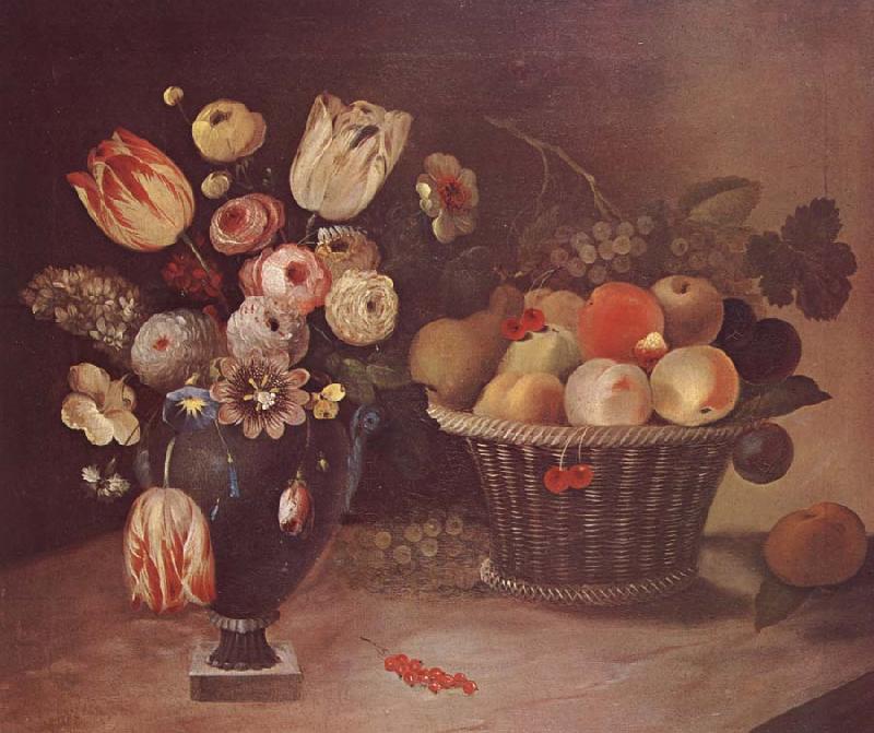 William Buelow Gould Flowers and Fruit oil painting image